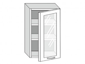 19.50.3 Шкаф настенный (h=913) на 500мм с 1-ой стекл. дверцей в Чёрмозе - chyormoz.magazin-mebel74.ru | фото