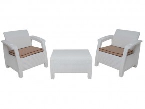 Комплект на балкон Yalta Balcony Set белый в Чёрмозе - chyormoz.magazin-mebel74.ru | фото