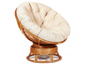 Кресло-качалка Papasan w 23/01 B с подушкой Cognac, ткань Старт в Чёрмозе - chyormoz.magazin-mebel74.ru | фото