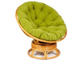 Кресло-качалка Papasan w 23/01 B с подушкой Honey, флок Олива в Чёрмозе - chyormoz.magazin-mebel74.ru | фото