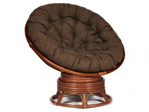 Кресло-качалка Papasan w 23/01 B с подушкой Pecan, ткань Коричневый в Чёрмозе - chyormoz.magazin-mebel74.ru | фото