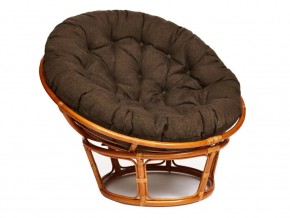 Кресло Papasan 23/01 W с подушкой Cognac, ткань Коричневый в Чёрмозе - chyormoz.magazin-mebel74.ru | фото