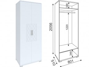 Модуль №01 Шкаф двухдверный в Чёрмозе - chyormoz.magazin-mebel74.ru | фото