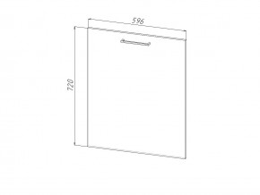 П 60 Комплект для посудомоечной машины 600 мм (цоколь + фасад) ЛДСП в Чёрмозе - chyormoz.magazin-mebel74.ru | фото