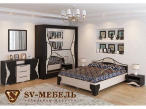 Спальня Лагуна 5 Дуб Венге/Дуб Млечный в Чёрмозе - chyormoz.magazin-mebel74.ru | фото